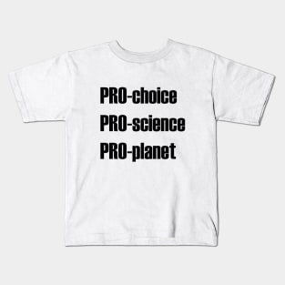 March for Science: Pro-planet Kids T-Shirt